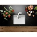 Evier Subline 500-U Silgranit 530x460 mm Blanc 523436