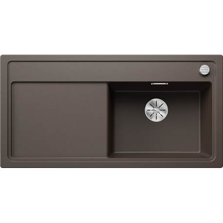 Evier Zenar XL 6 S Silgranit sans access. Egouttoir gauche Café 523973