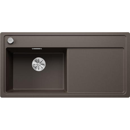 Evier Zenar XL 6 S-F Egouttoir droite Café 523933