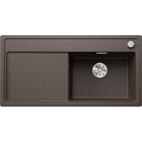 Evier Zenar XL 6 S-F Egouttoir gauche Café 523908