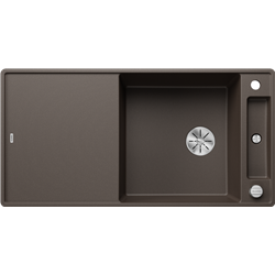 Evier Axia III XL 6 S-F Silgranit PuraDur Planche frêne Café 523525