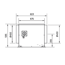 Caisson de ventilation CATB ECOWATT 2800m3/h Dépressostat + Isolation 10mm