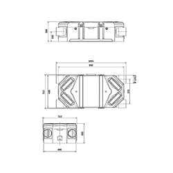 Échangeur statique double-flux CADS FLEXEO échangeur seul 