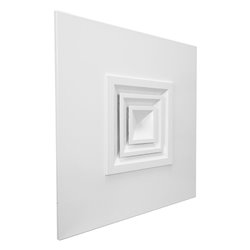 Diffuseur plafonnier carré DPC/P Ø150 mm 155 à 400 m3/h