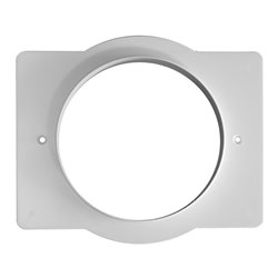 Platine d'adaptation pour le montage des bouches sur une manchette cadre