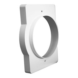 Platine d'adaptation pour le montage des bouches sur une manchette cadre