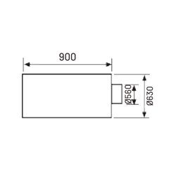 Piège à son Ø560 mm Longueur 900 mm