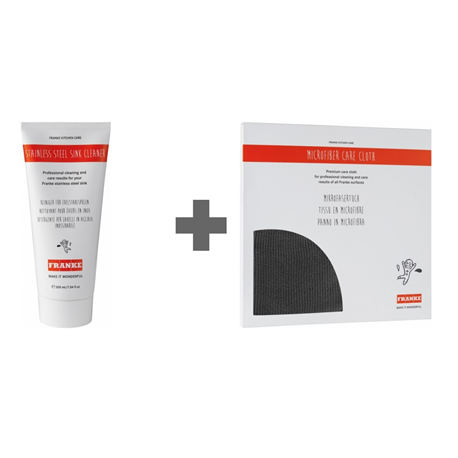 Kit crème et chiffon 308501 pour éviers et cuves inox