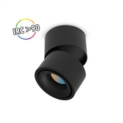 Applique LED orientable noir/noir 12W 930/1005/1000 Lm Blanc chaud à Blanc jour COSMOS