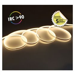Ruban LED de 5 m 9W/m 740 Lm/m Blanc chaud