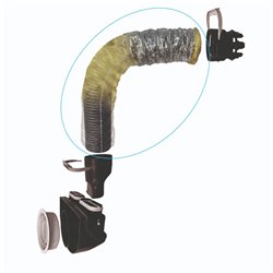 Conduit semi-rigide Ø90 mm L25 m