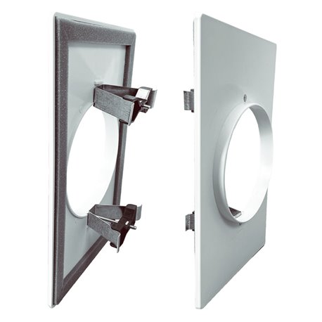 Platine de rénovation 177x278 mm pour remplacement de bouche ventilation Platine de rénovation 177x278 mm pour remplacement de bouche ventilation