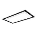 Hotte de plafond Mythos Inox/verre blanc 90 cm 223064