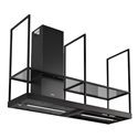 Hotte ilôt Mythos T-Shelf Noir mat 180 cm 216813