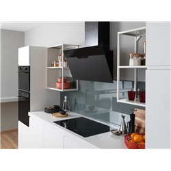 Hotte inclinée Maris Drip free Verre noir 90 cm 090079
