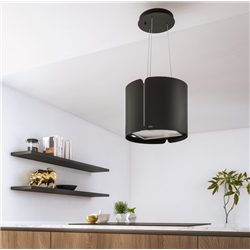 Hotte ilôt Smart Noir mat 42 cm 081787