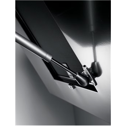 Hotte inclinée Smart Verre noir 90 cm 614690