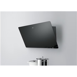 Hotte inclinée Smart Verre noir 90 cm 614690