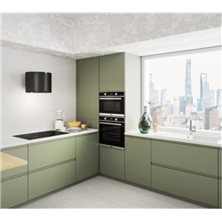 Hotte Smart Murale Noir mat ⌀ 42 cm 272475