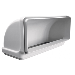 Raccord double gaine plate 244,8x94,58 mm