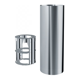 Extension de cheminée pour hotte cuisine Tube Plus inox 027552