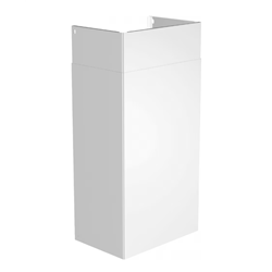 Cheminée pour hotte cuisine Smart blanc 054175