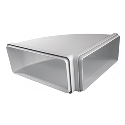 Raccord gaine plate angle 90° 1815219