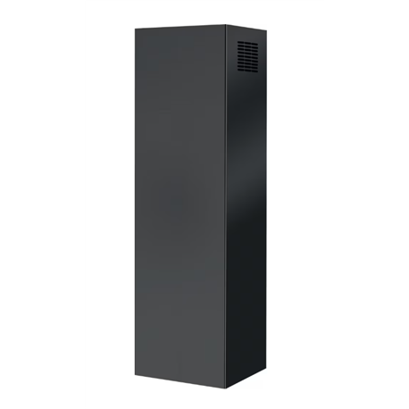 Extension cheminée verticale pro noire 500/900 mm 240924