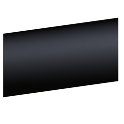 Credence cuisine Verre noir 900x500 mm