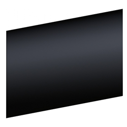 Credence cuisine Verre noir 900x700 mm
