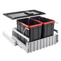 Poubelle sous évier Sorter Duo 60, 2 bacs 44 Litres 414024