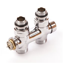 Robinet thermostatique à connexion centrale design 739015 Chromé