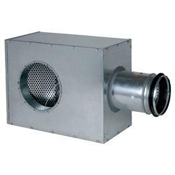Plénum en acier LRE Sur le côté ⌀160 mm