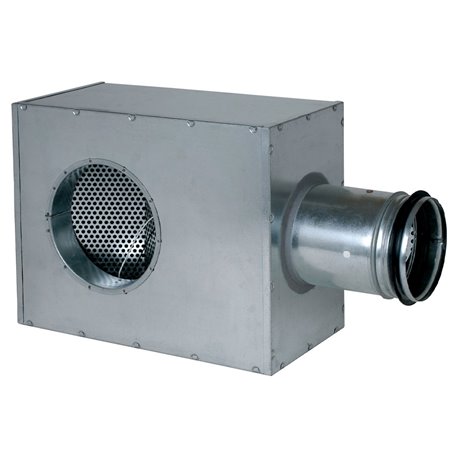 Plénum en acier LRE Sur le côté ⌀160 mm