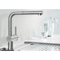 Mitigeur cuisine Linus-S 512402 Chromé Levier À Droite