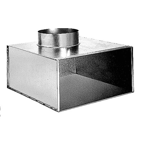 Plénum RT F0 Sur le dessus ⌀250 mm 300x300 mm