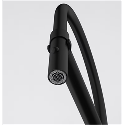 Mitigeur cuisine Icon Semi Pro à douchette Noir mat 276725