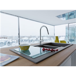 Mitigeur cuisine Leda Neo à douchette Inox 728812