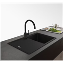 Mitigeur cuisine Lina J à bec Noir mat 901598