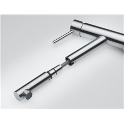 Mitigeur cuisine Orbit Avec Douchette Inox 650564