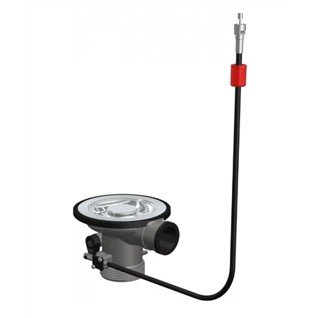 Bonde pour évier Automatique avec sortie trop-plein Ø90 mm 128821 Bonde pour évier Automatique avec sortie trop-plein Ø90 mm 128821