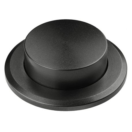 Bouton vidage pour évier Push rond Anthracite 922586