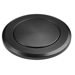 Bouton vidage pour évier Push rond Anthracite 922586