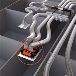Piquage Ø200 mm pour plénum modulable