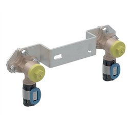 Applique 90° FlowFit prémontée, double, coudée Ø 12 mm 619.690.00.1
