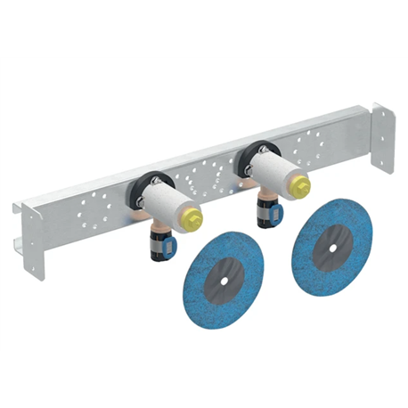 Applique 90° FlowFit prémontée, double, droite Ø 12 mm 619.670.00.1