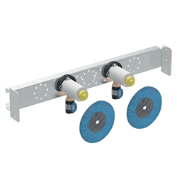 Applique 90° FlowFit prémontée, double, droite Ø 15 mm 619.671.00.1