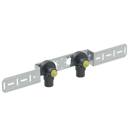 Applique 90° FlowFit prémontée, double, déportée, isolée Ø 15 mm 619.651.00.1 Applique 90° FlowFit prémontée, double, déportée, isolée Ø 15 mm 619.651.00.1