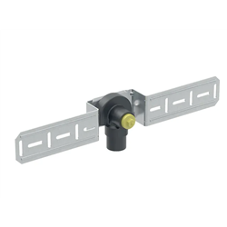Applique 90° FlowFit prémontée, simple, déportée, isolée Ø 12 mm 619.630.00.1