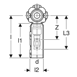 Boîte de raccordement 90° Flowfit Ø 15 mm 651.681.00.3